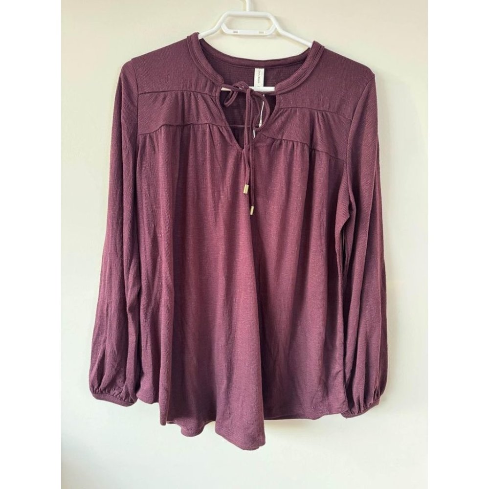 New Maroon Gentle Fawn Top (Women’s Medium)